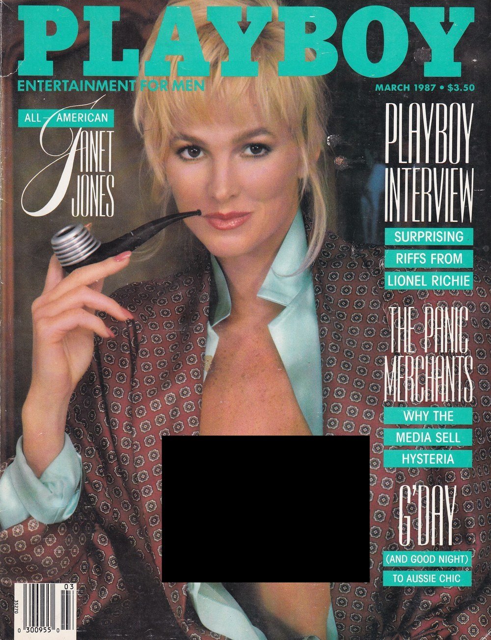 Playboy Revista USA 1987-03 – Janet Jones Lionel Richie – Edición original