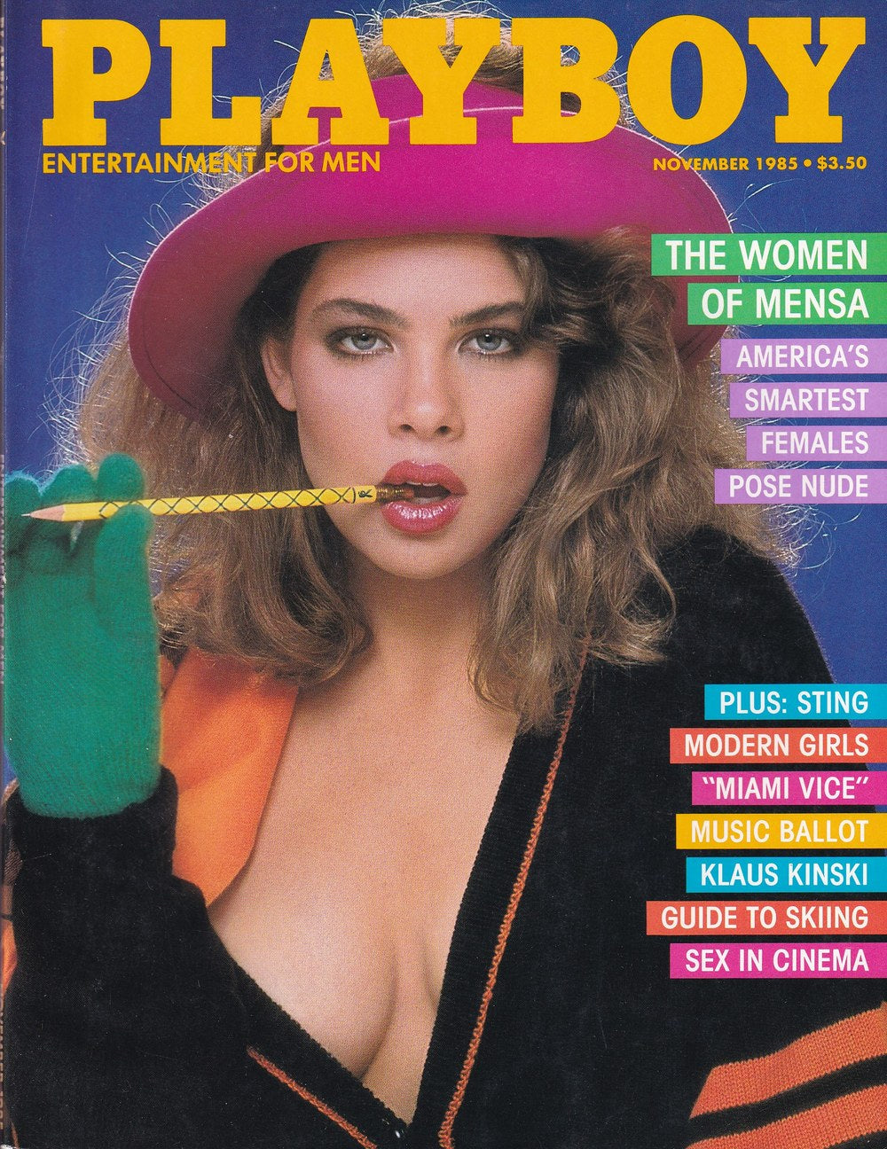 Playboy Rivista USA 1985-11 – Sting Klaus Kinski – Edizione originale