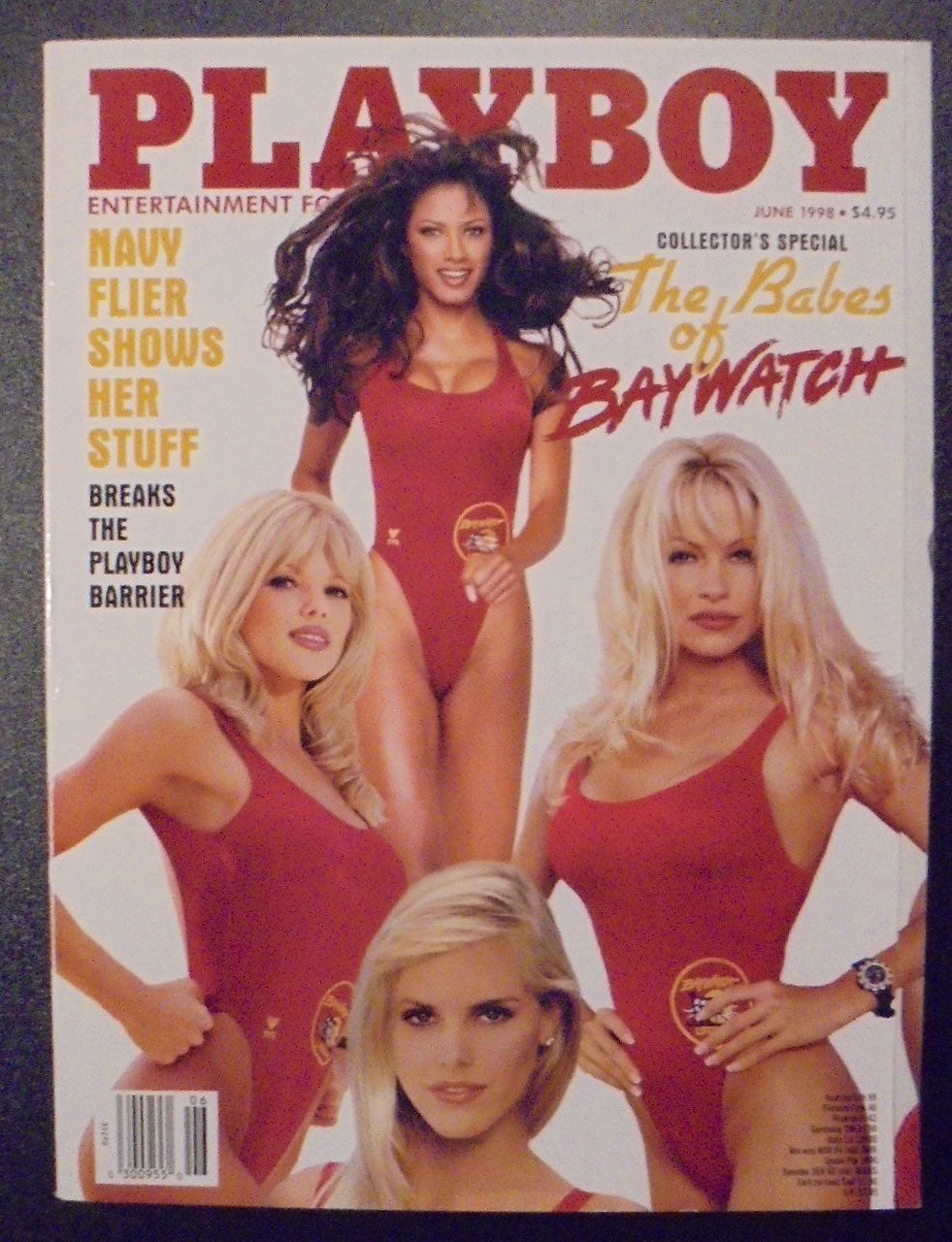 Playboy Revista USA 1998-06 – Pamela Anderson Donna D'Errico Marliece Andrada Traci Bingham – Edição original