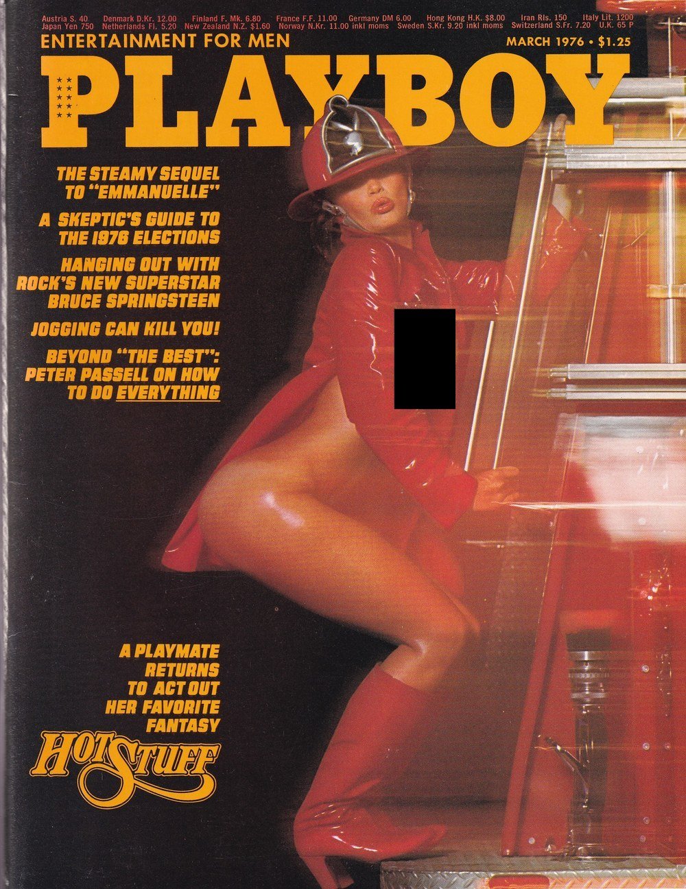 Playboy Magazine USA 1976-03 Bruce Springsteen Édition originale