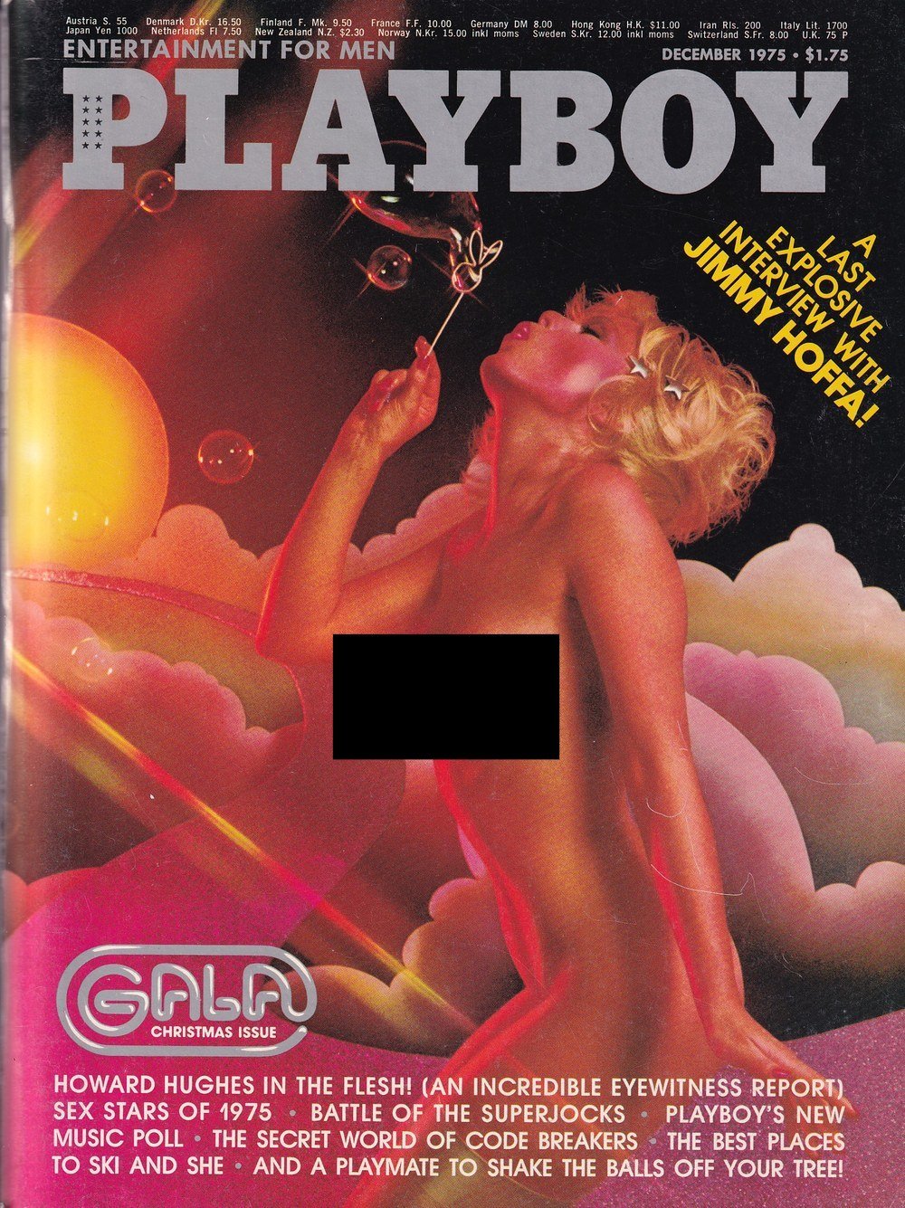 Playboy Magazin USA 1975-12 Jimmy Hoffa Howard Hughes
