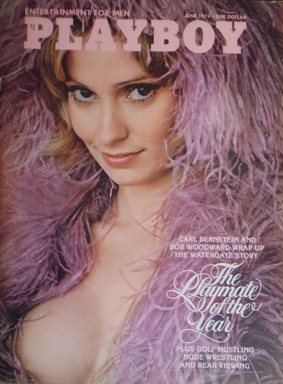 Playboy Revista USA 1974-06 – Cyndi Wood Carl Bernstein Bob Woodward – Edición original