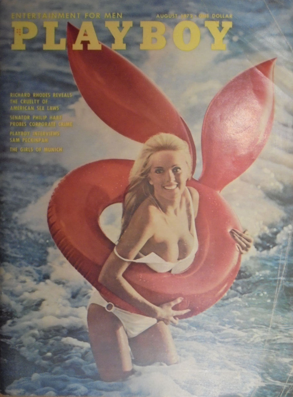 Playboy Revista USA 1972-08 – Sam Peckinpah Richard Rhodes Philip Hart – Edição original