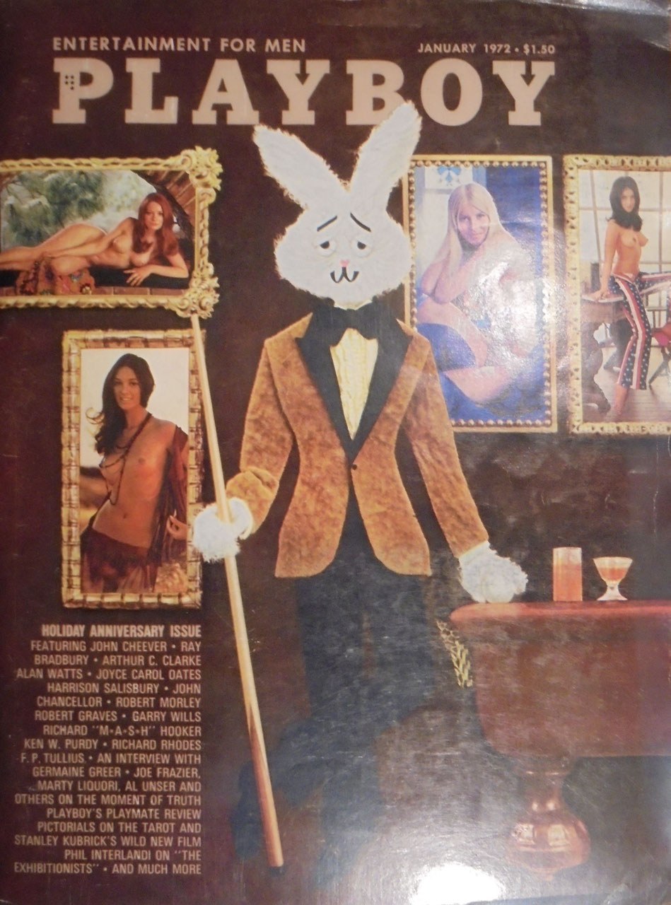 Playboy Revista USA 1972-01 – John Cheever Ray Bradbury Arthur C. Clarke Alan Watts Joyce Carol Oates – Edição original
