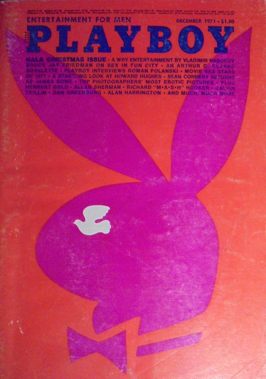 Playboy Magazine USA 1971-12 – Vladimir Nabokov Roman Polanski Sean Connery Howard Hughes Bruce Jay Friedman – Édition originale