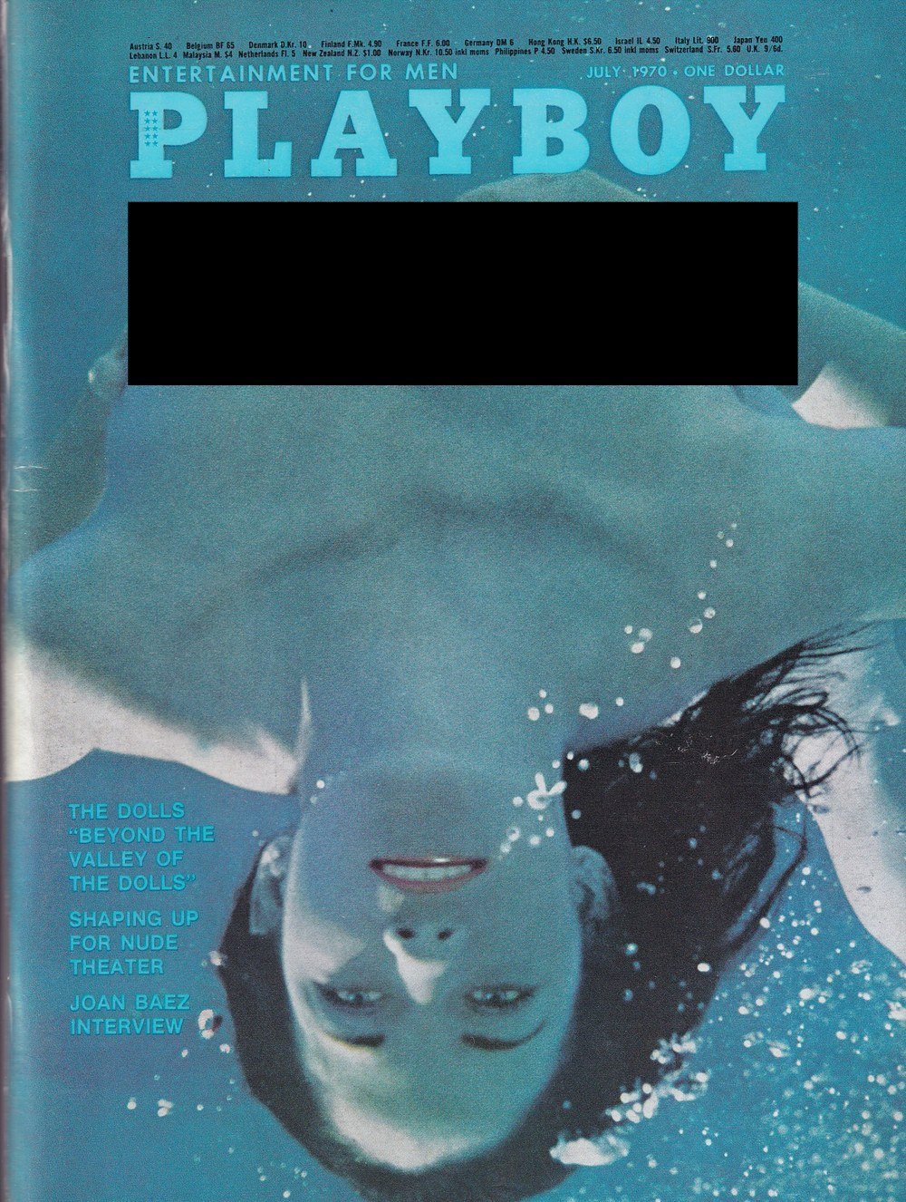 Playboy Magazine USA 1970-07 Édition originale