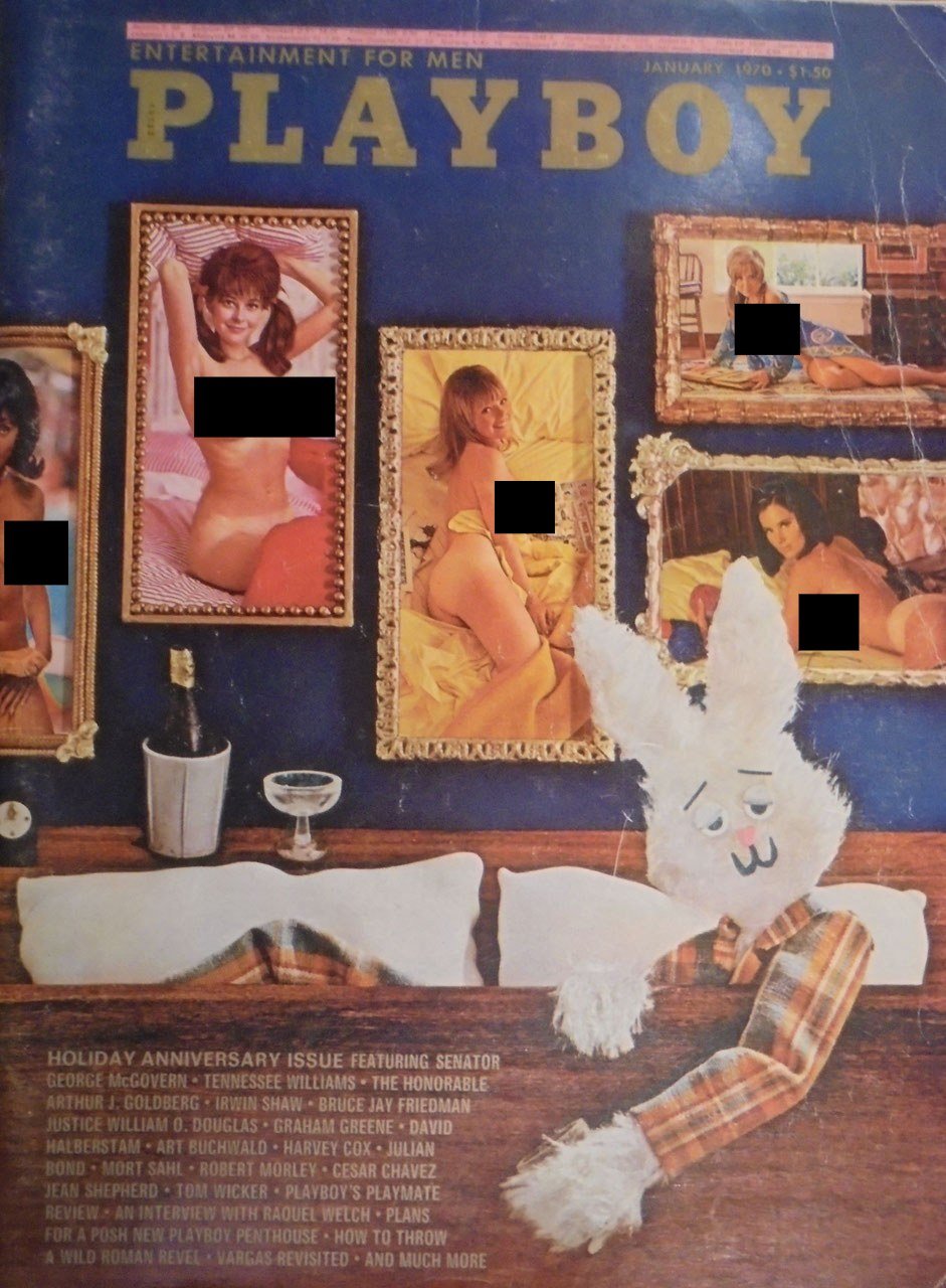 Playboy Tijdschrift USA 1970-01 George McGovern Tennessee Williams Arthur J. Goldberg Irwin Shaw Bruce Jay Friedman Originele uitgave