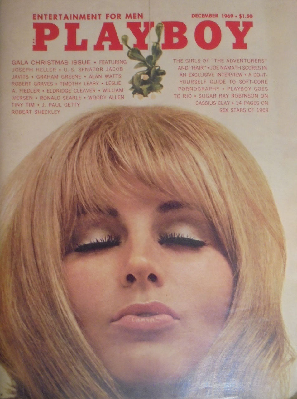 Playboy Revista USA 1969-12 – Joseph Heller Jacob Javits Graham Greene Alan Watts Robert Graves – Edição original