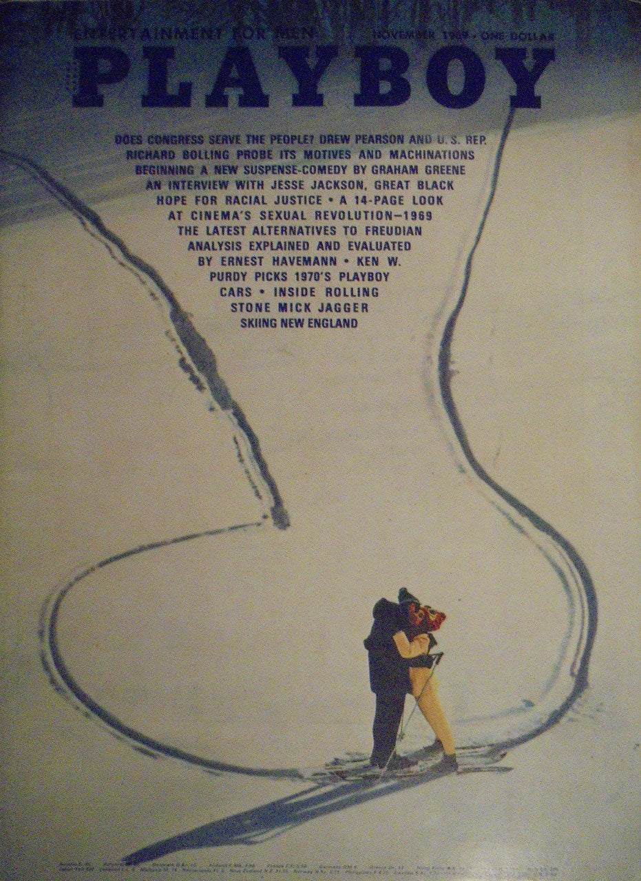 Playboy Magazine USA 1969-11 – Mick Jagger Jesse Jackson Drew Pearson Richard Bolling Graham Greene – Édition originale