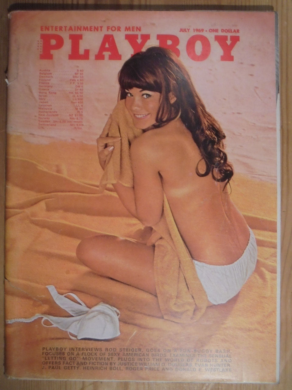 Playboy Magazine USA 1969-07 – Nancy McNeil Rod Steiger – Édition originale