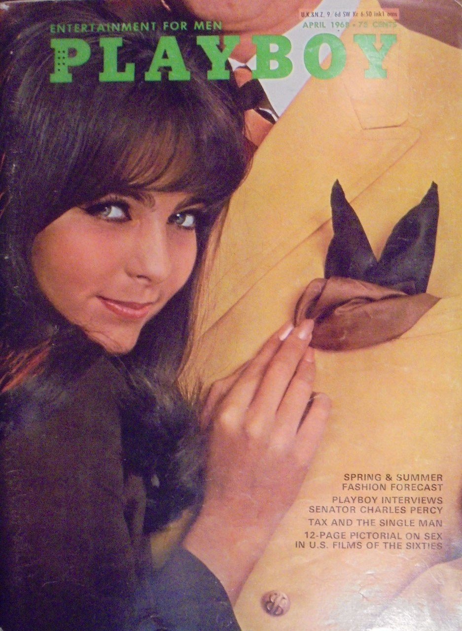 Playboy Revista USA 1968-04 – Barbi Benton Charles Percy – Edição original