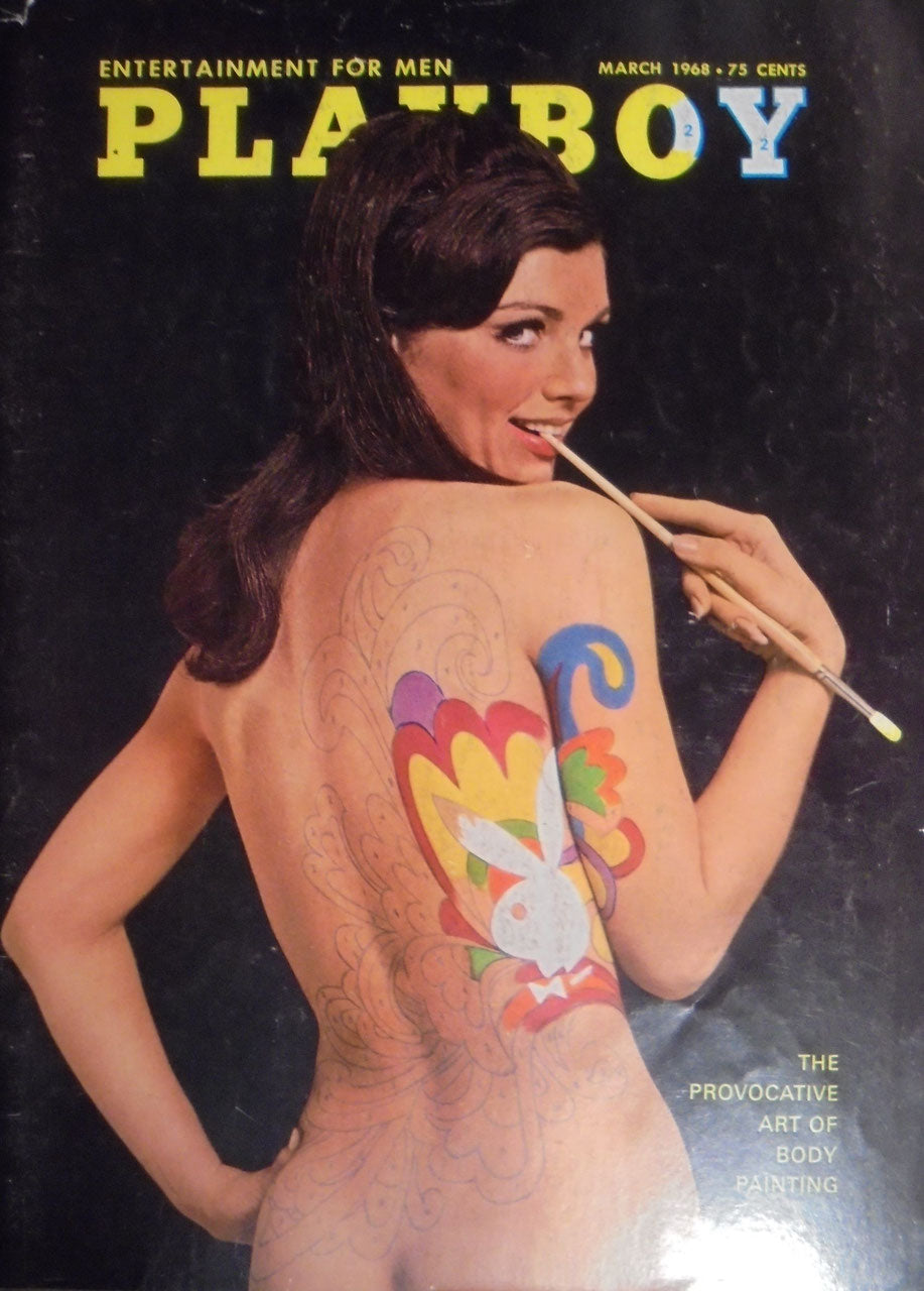 Playboy Magazin USA 1968-03 Playboy Bodypainting Körperkunst