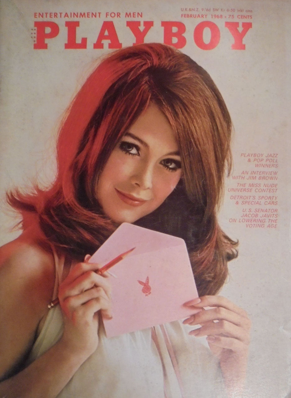 Playboy Revista USA 1968-02 – Jim Brown Jacob Javits – Edição original
