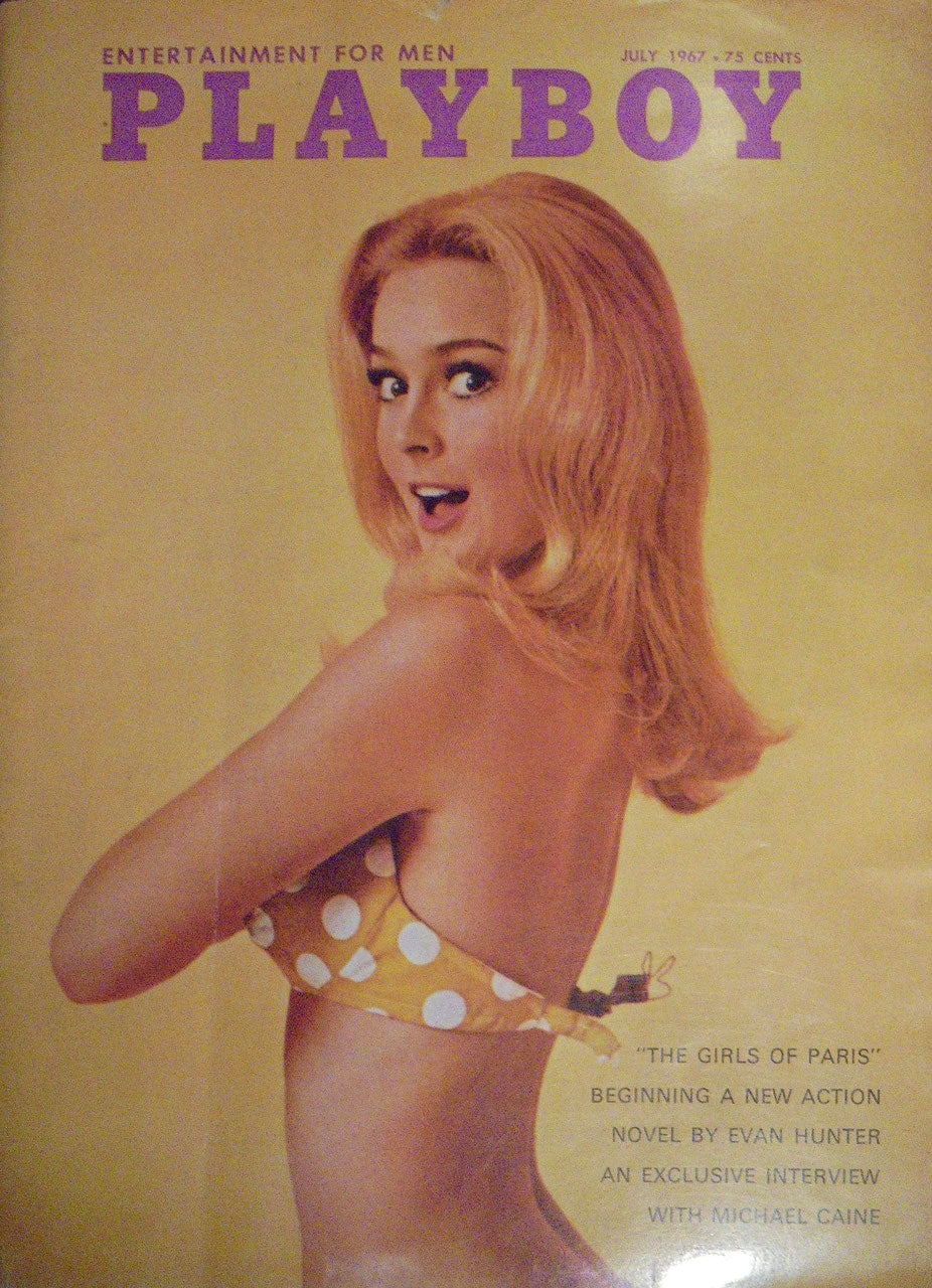 Playboy Lehti USA 1967-07 – Evan Hunter Michael Caine – Alkuperäinen painos