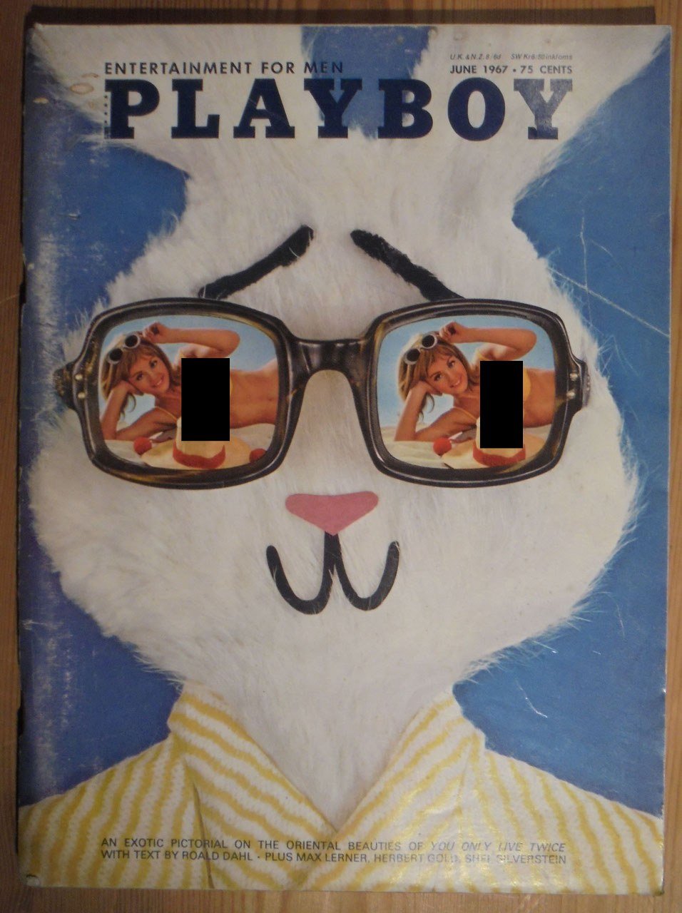 Playboy Revista USA 1967-06 – Roald Dahl Max Lerner Herbert Gold Shel Silverstein – Edição original