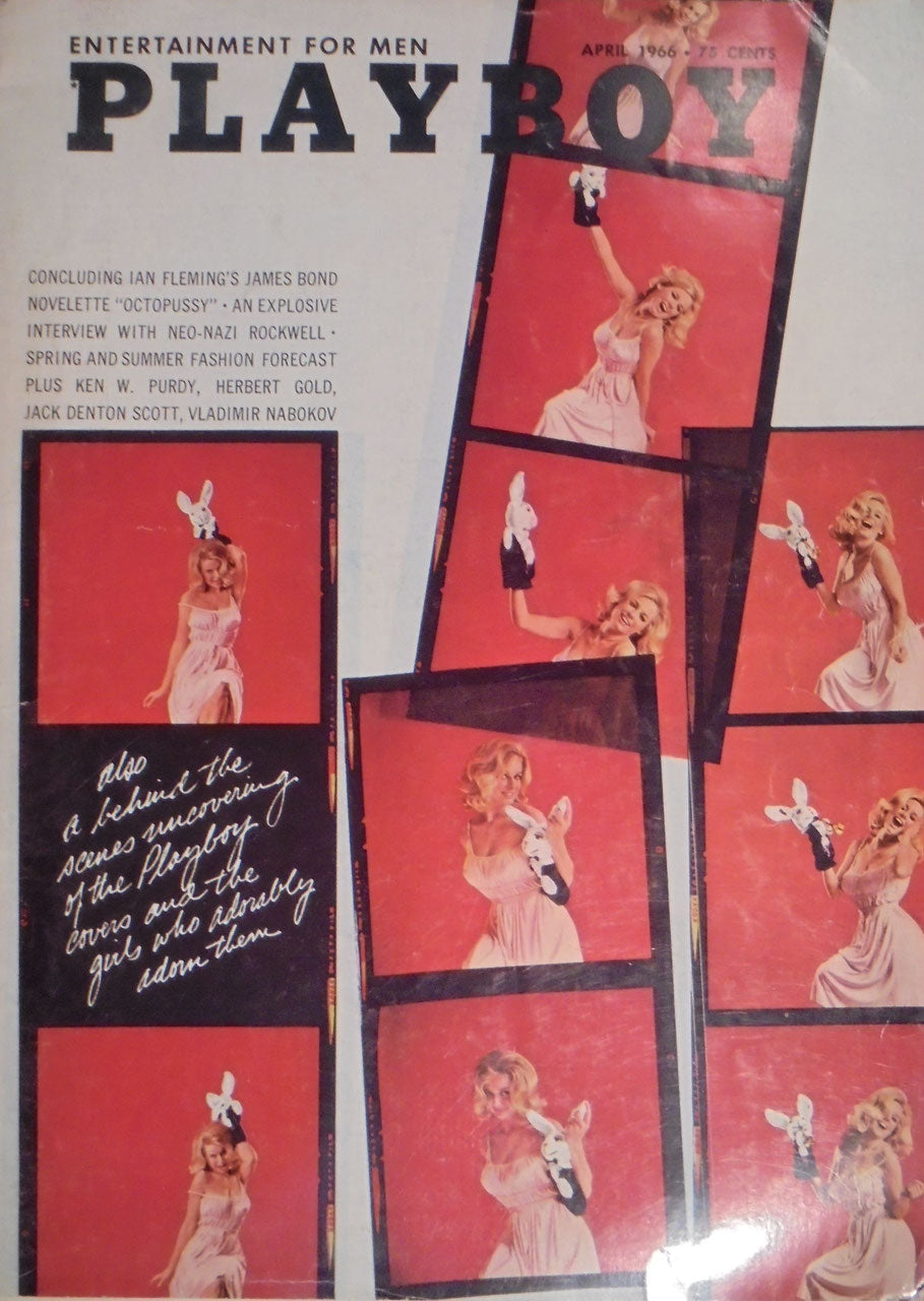 Playboy Magasin USA 1966-04 – Ian Fleming Ken W. Purdy Herbert Gold Jack Denton Scott Vladimir Nabokov – Originalutgåva
