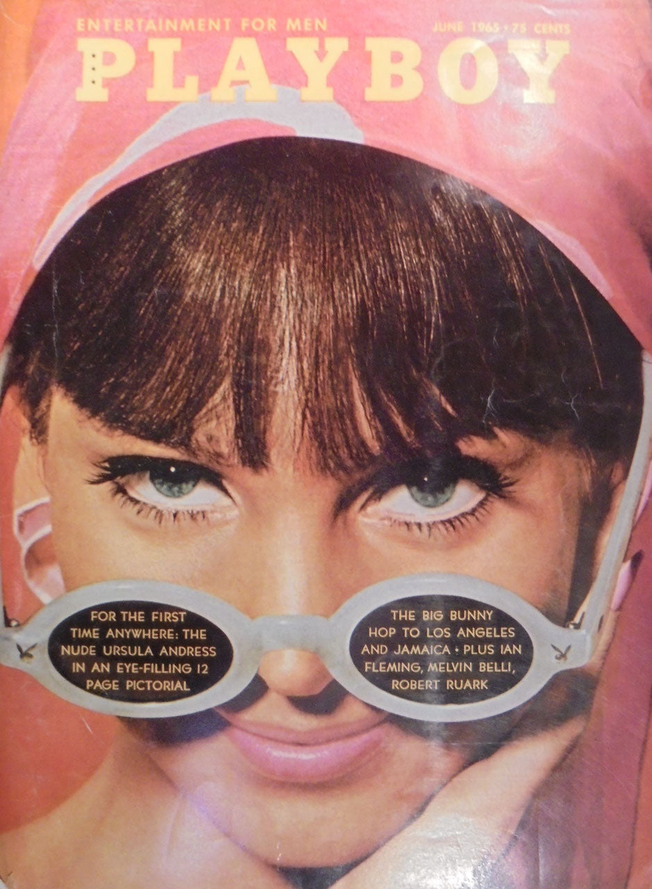 Playboy Magasin USA 1965-06 – Ursula Andress Ian Fleming Melvin Belli Robert Ruark – Originalutgåva