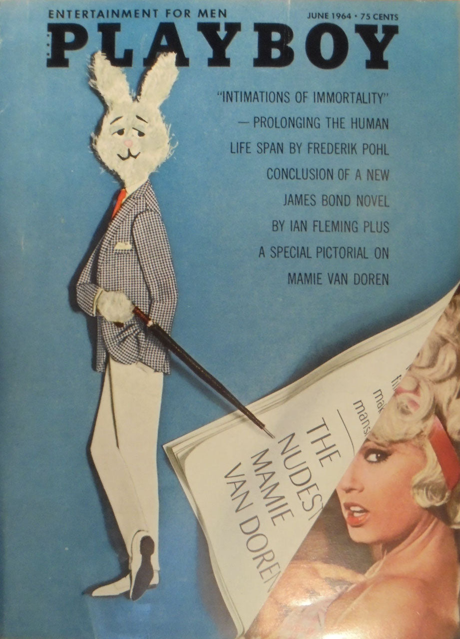 Playboy Rivista USA 1964-06 – Mamie Van Doren Frederik Pohl Ian Fleming – Edizione originale