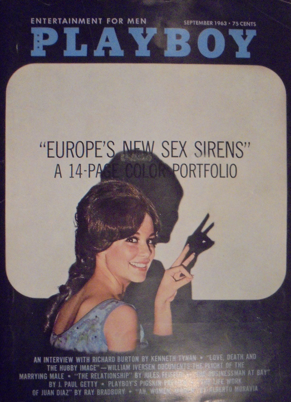 Playboy Magazine USA 1963-09 – Richard Burton Kenneth Tynan William Iversen Ray Bradbury J. Paul Getty – Édition originale