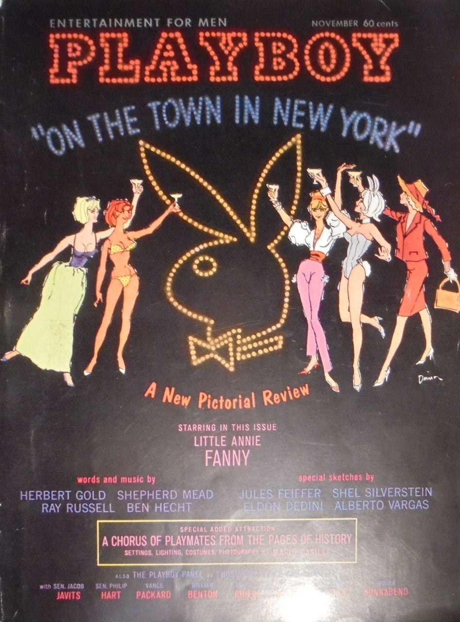Playboy Rivista USA 1962-11 – Herbert Gold Shepherd Mead Ray Russell Ben Hecht Jules Feiffer – Edizione originale