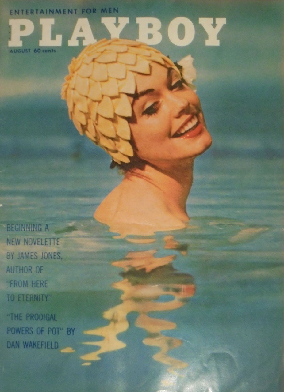 Playboy Magazin USA 1962-08 Playboy Männermagazin Schwimmen