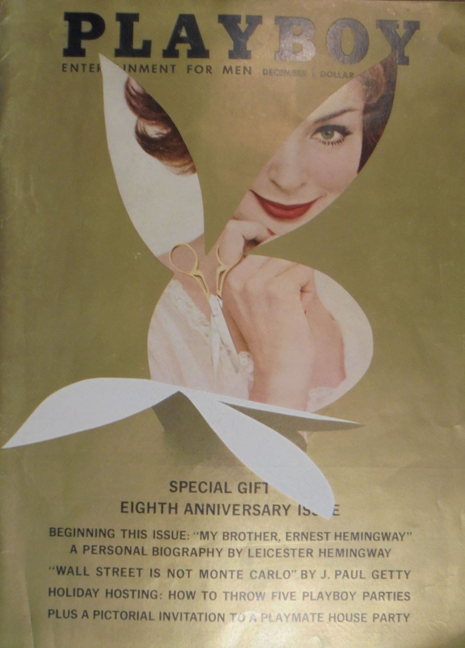 Playboy Revista USA 1961-12 – Leicester Hemingway Ernest Hemingway J. Paul Getty – Edição original