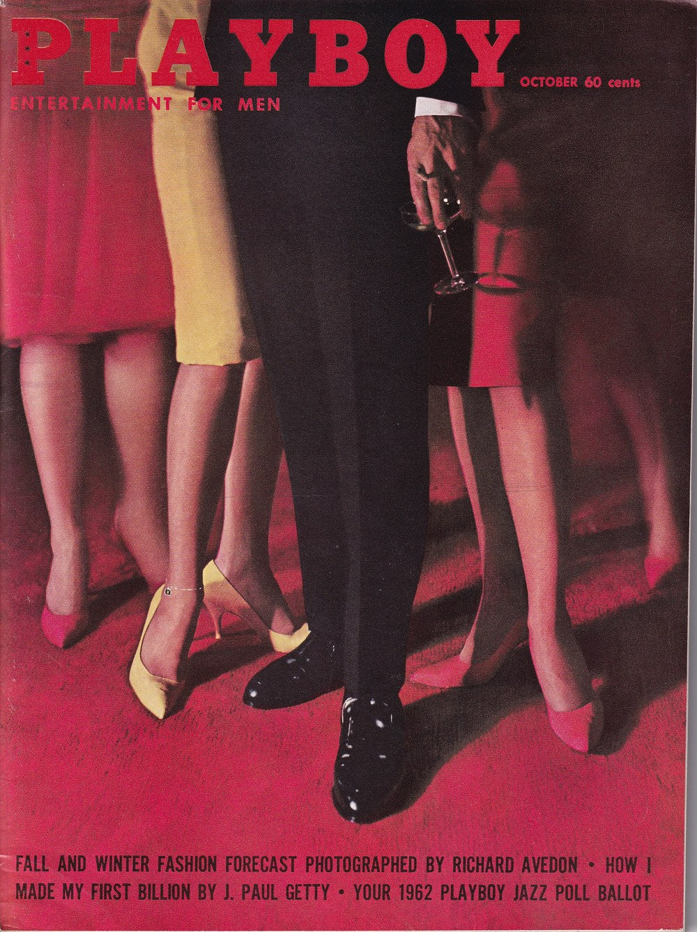 Playboy Magasin USA 1961-10 Richard Avedon J. Paul Getty Originalutgåva