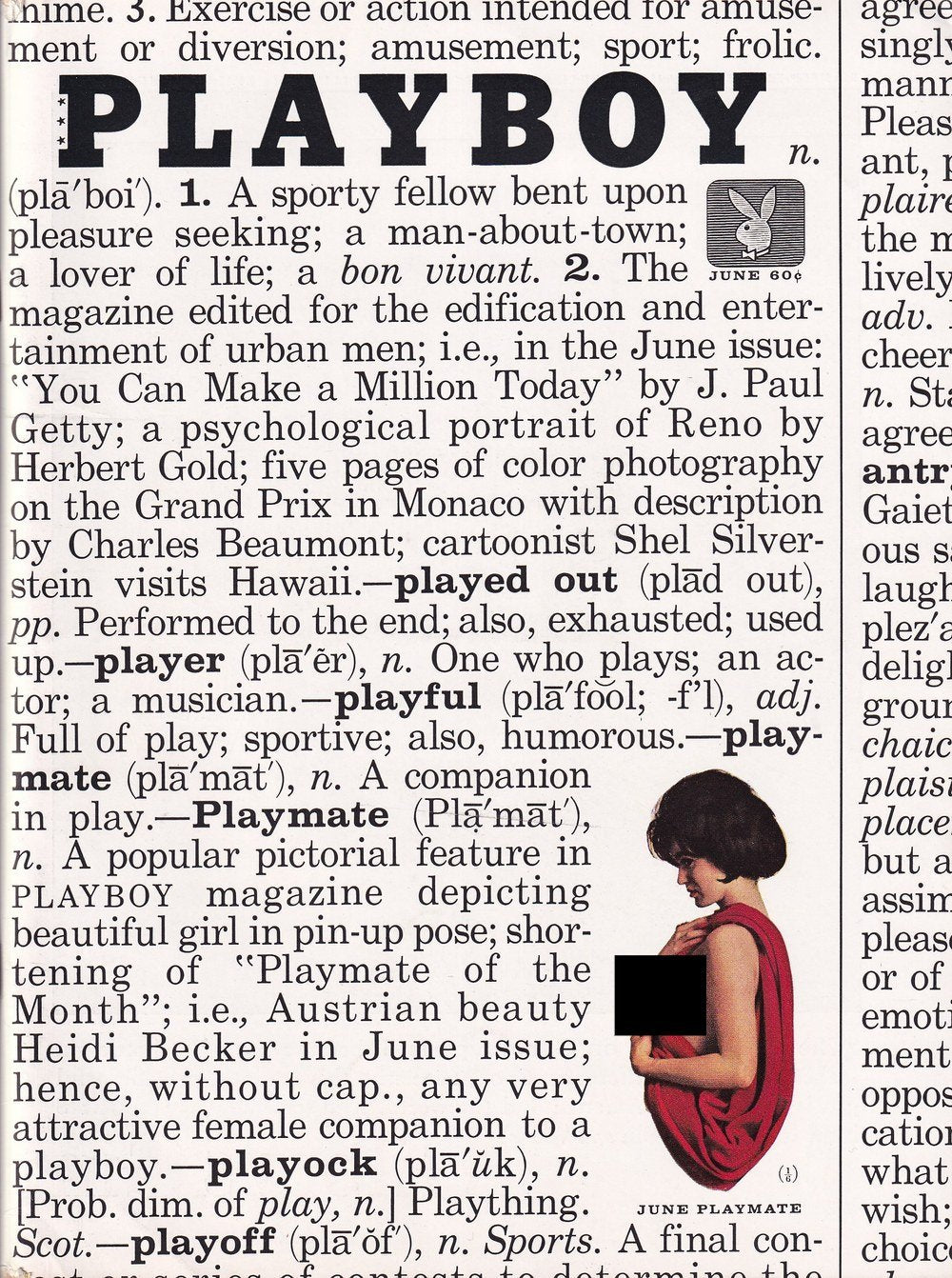 Playboy Revista USA 1961-06 Heidi Becker J. Paul Getty Herbert Gold Charles Beaumont Shel Silverstein Edición original