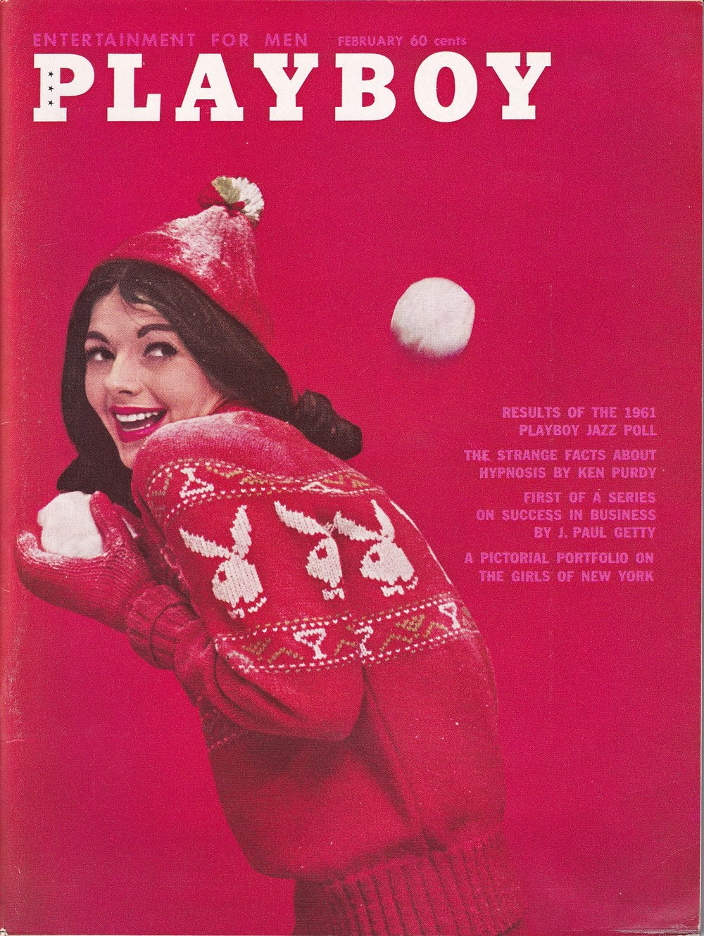 Playboy Magasin USA 1961-02 Originalutgåva