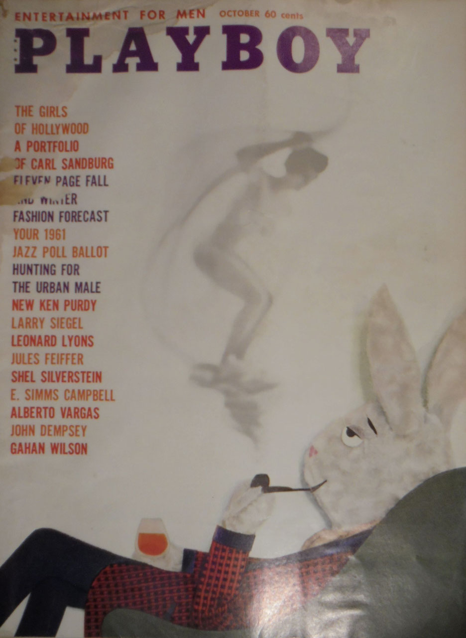 Playboy Magazine USA 1960-10 – Carl Sandburg Ken Purdy Larry Siegel Leonard Lyons Jules Feiffer – Édition originale