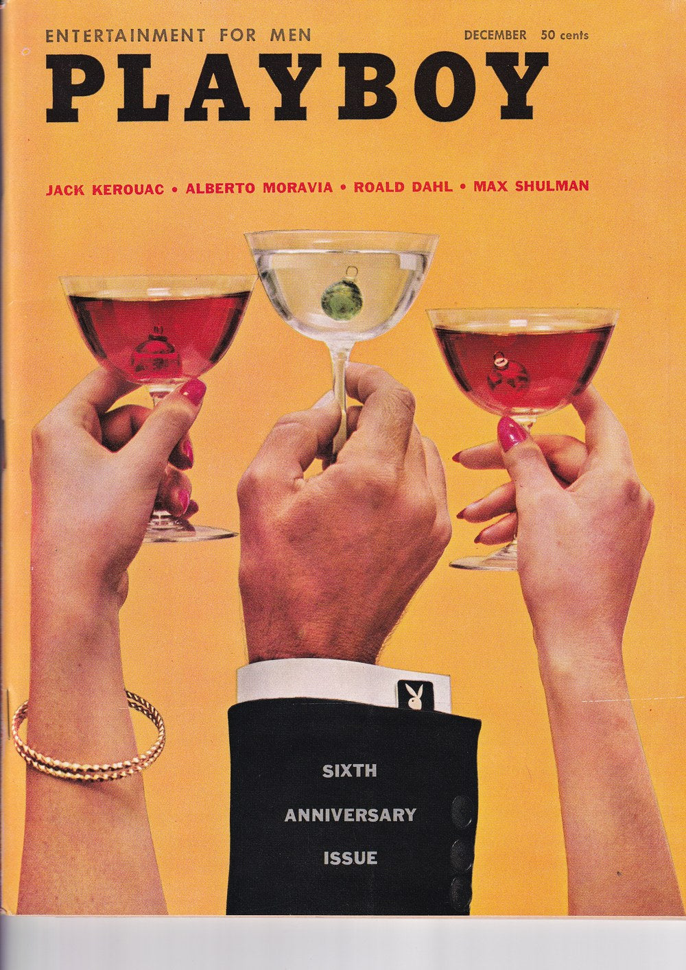 Playboy Rivista USA 1959-12 Jack Kerouac Alberto Moravia Roald Dahl Max Shulman Edizione originale