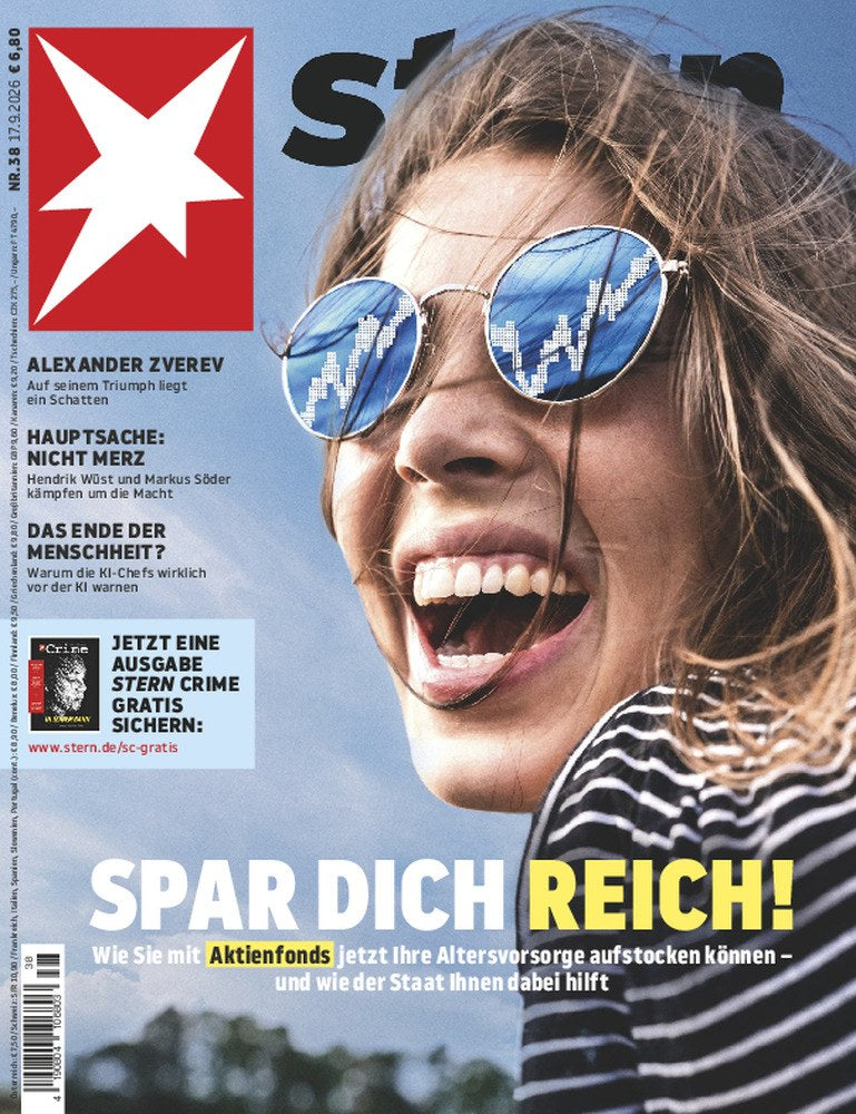 Stern Rivista Germania 2026-38 – Alexander Zverev Hendrik Wüst Markus Söder Friedrich Merz – Edizione originale