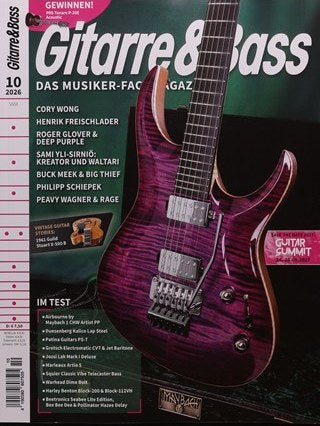 Gitarre & Bass Magazin Deutschland 2026-10 Cory Wong Henrik Freischlader Roger Glover Sami Yli-Sirniö Buck Meek