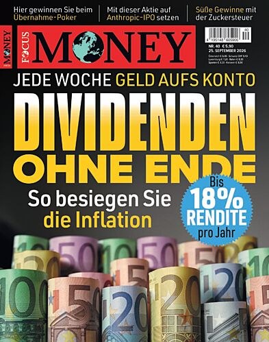 Focus Money Magazin Deutschland 2026-40 Dividenden Geldanlage Inflation
