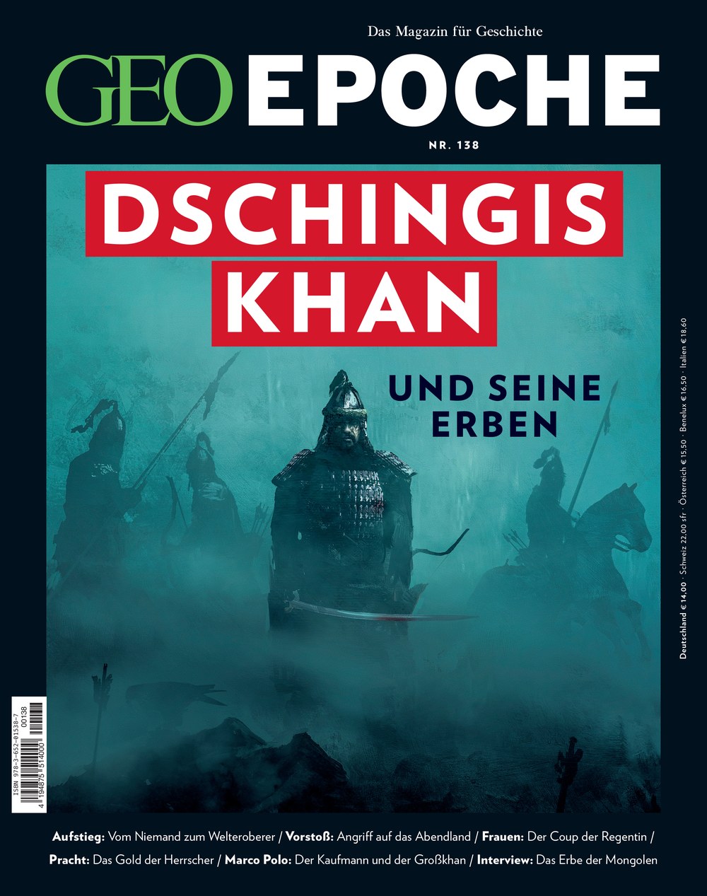 Geo Epoche Revista Alemania 2026 Dschingis Khan Marco Polo Edición original