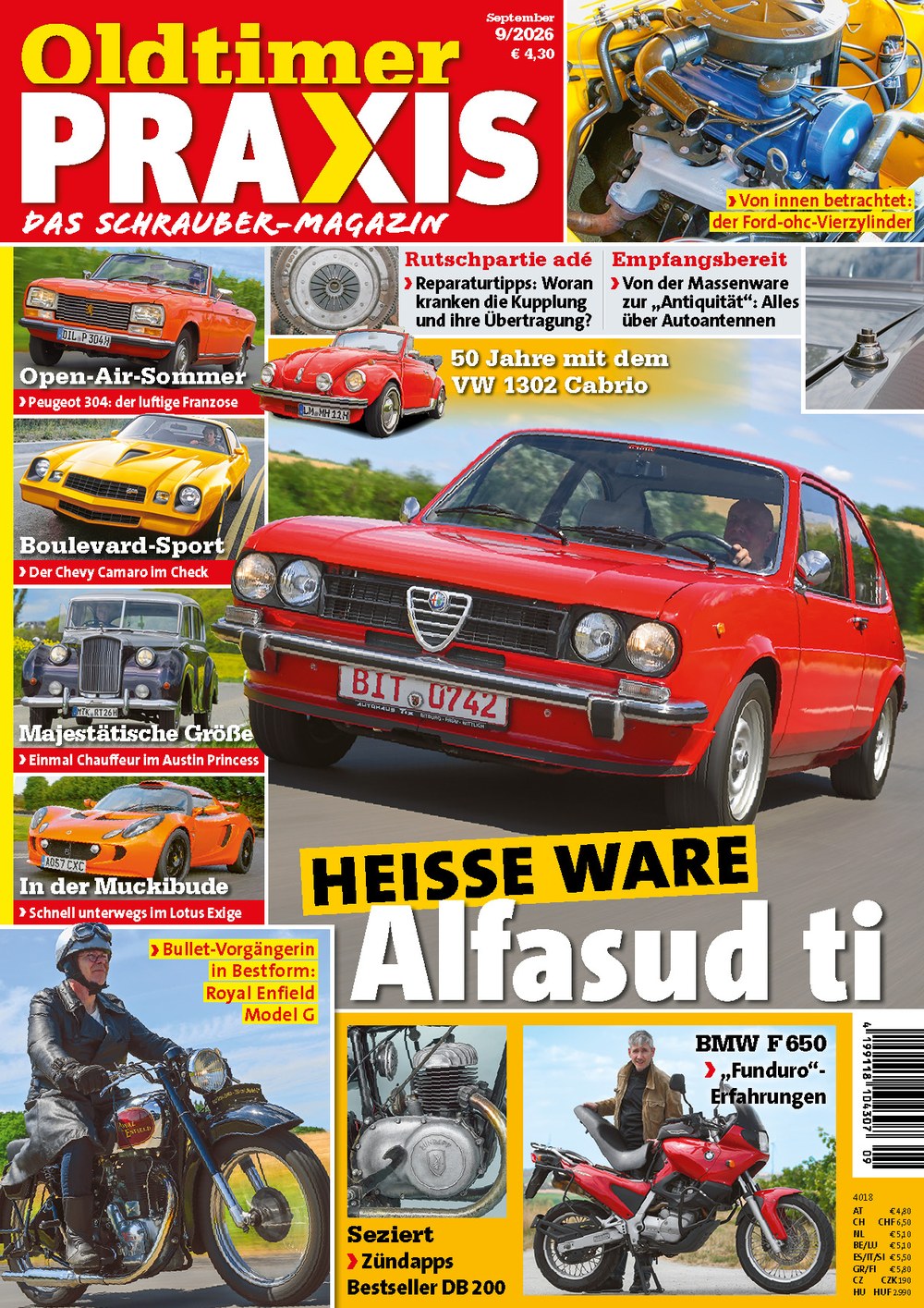 Oldtimer Praxis Magasin Tyskland 2026-09 Originaludgave