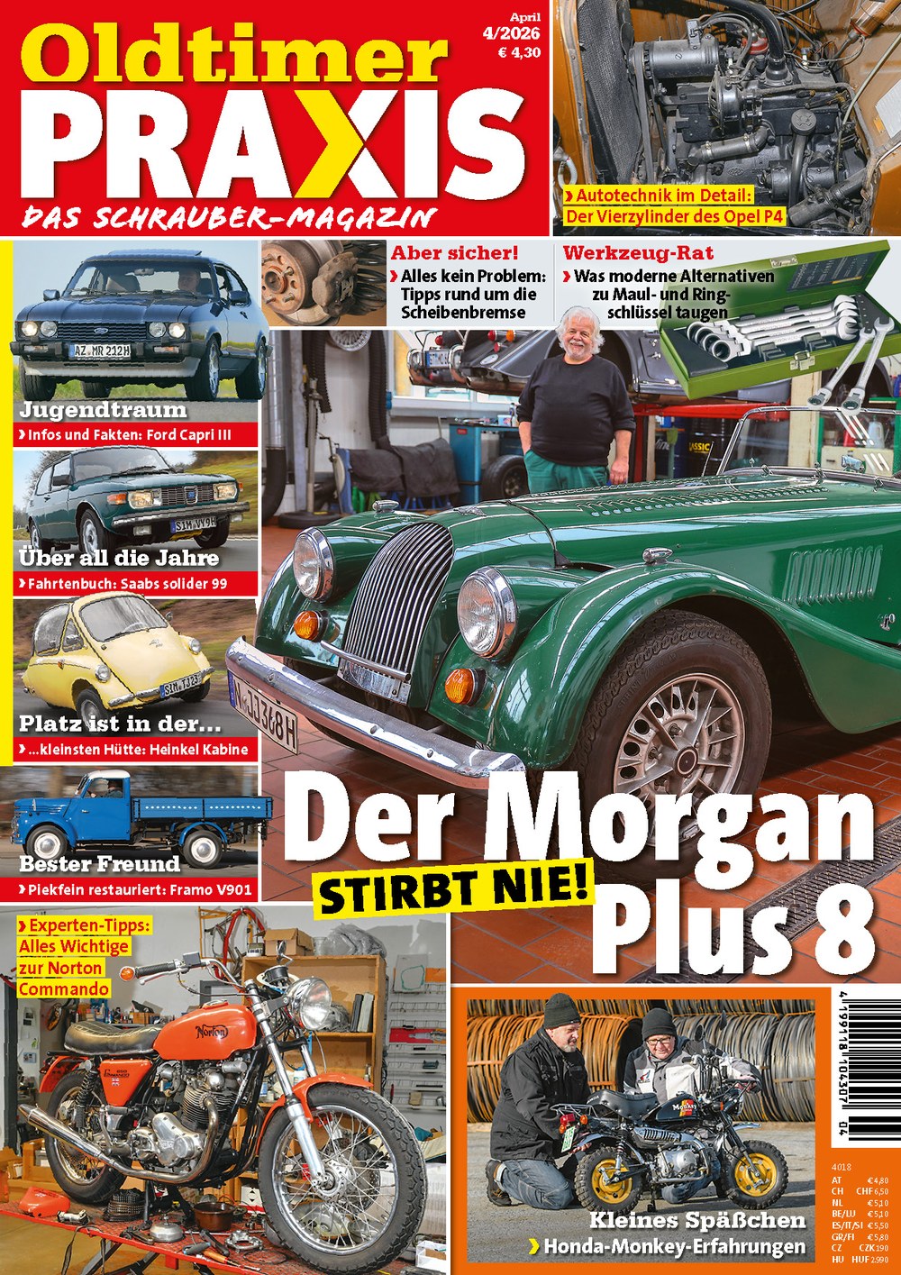 Oldtimer Praxis Rivista Germania 2026-04 Edizione originale