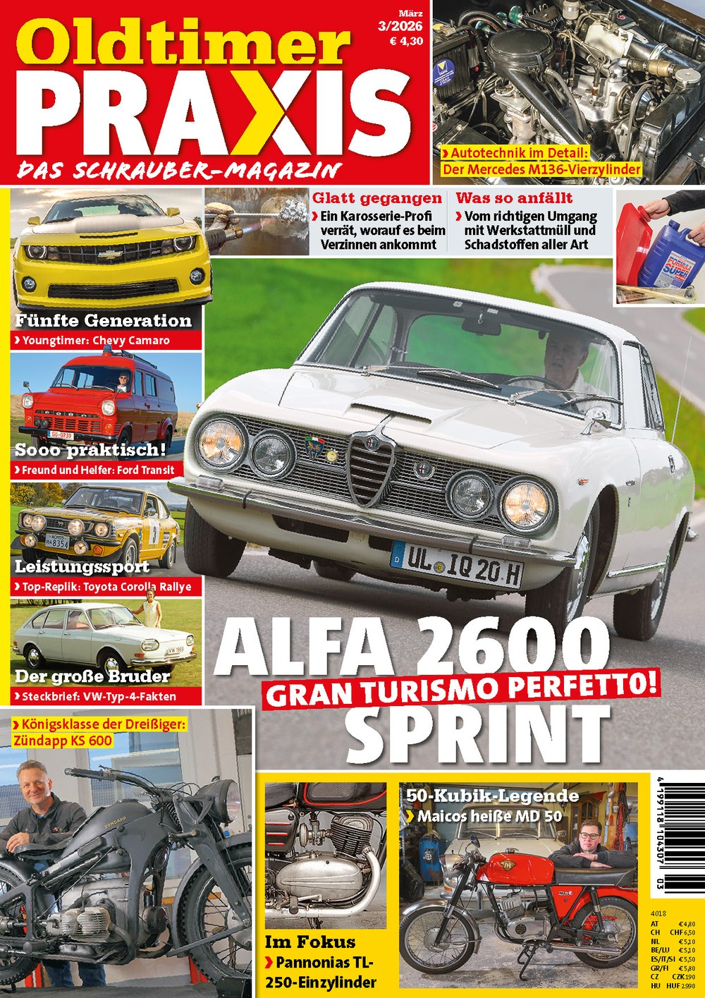 Oldtimer Praxis Revista Alemania 2026-03 Edición original