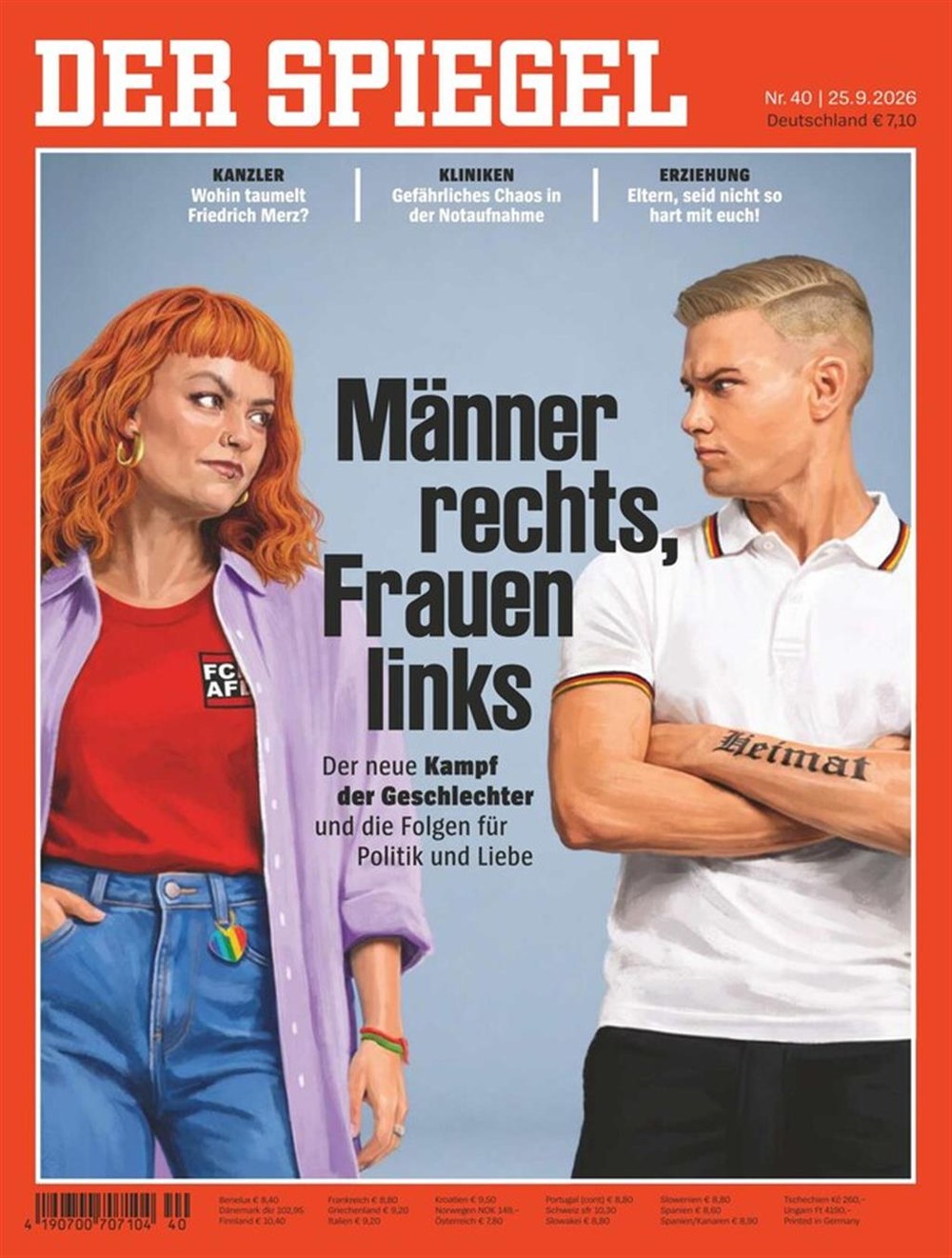 Der Spiegel Revista Alemanha 2026-40 – Friedrich Merz – Edição original