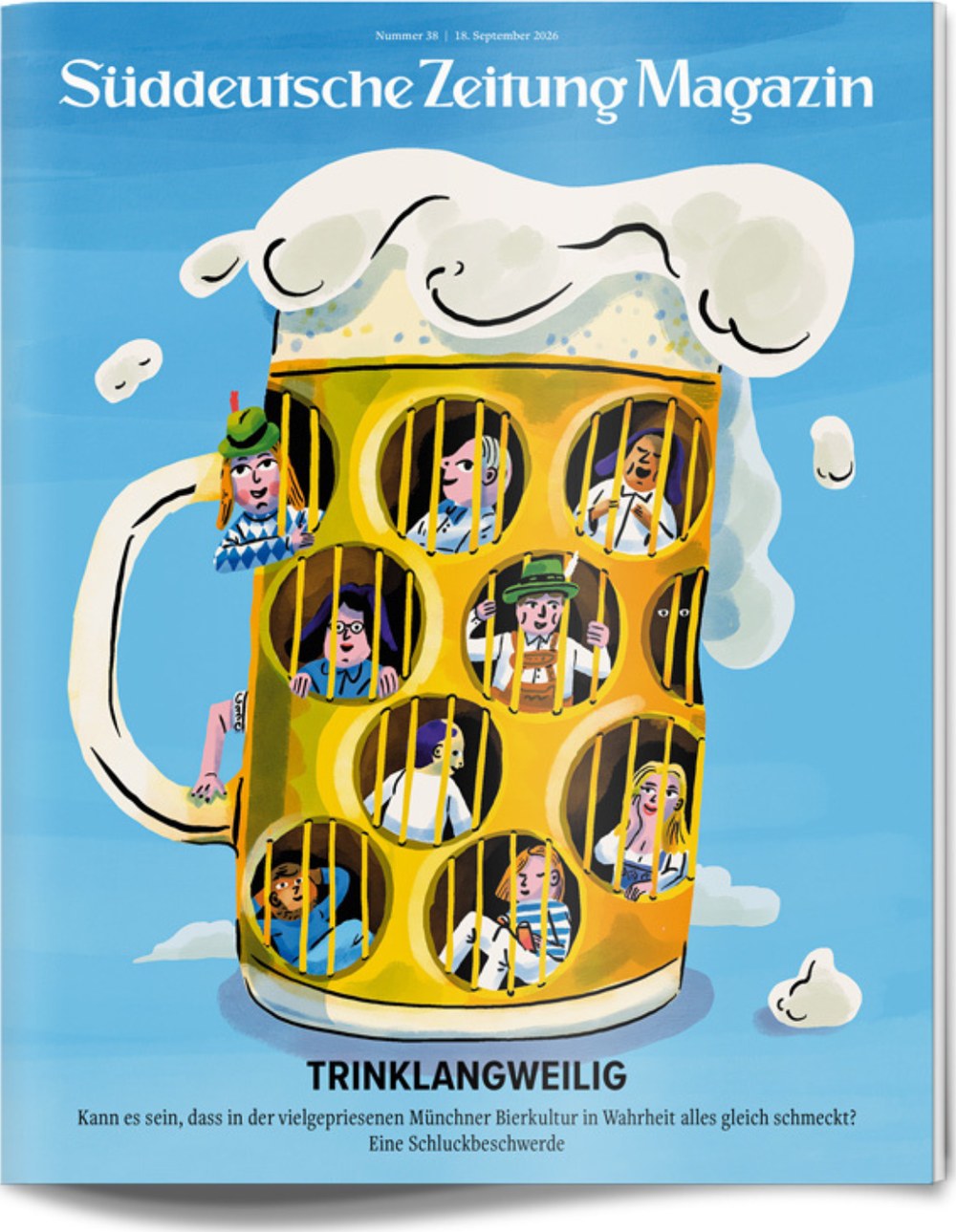 Süddeutsche Zeitung Magazin Deutschland 2026-38 Münchner Bierkultur Bier Oktoberfest