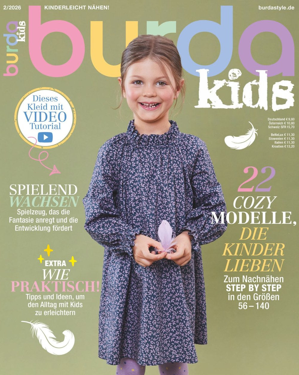 Burda Kids Magasin Tyskland 2026-02 Originalutgåva