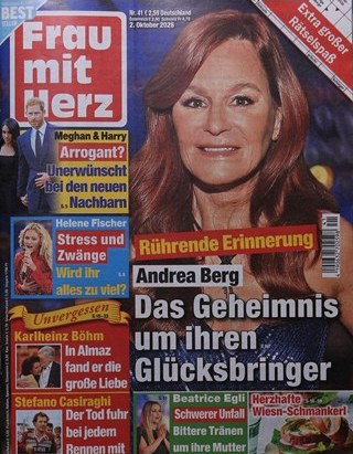 Frau Mit Herz 2026-41 – Andrea Berg Meghan Markle Harry Helene Fischer Karlheinz Böhm – Originaludgave