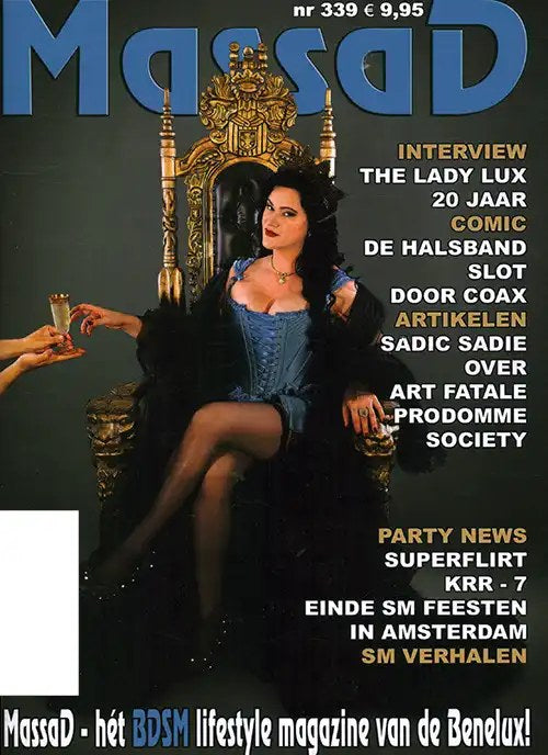 Massad Tijdschrift Nederland 2026 The Lady Lux Sadic Sadie Originele uitgave