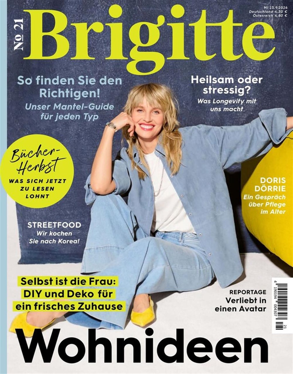 Brigitte Magazin Deutschland 2026-21 Doris Dörrie