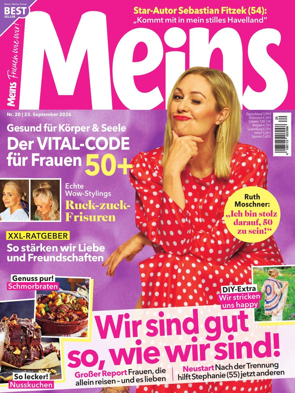 Meins Tijdschrift Duitsland 2026-20 – Ruth Moschner Sebastian Fitzek – Originele uitgave