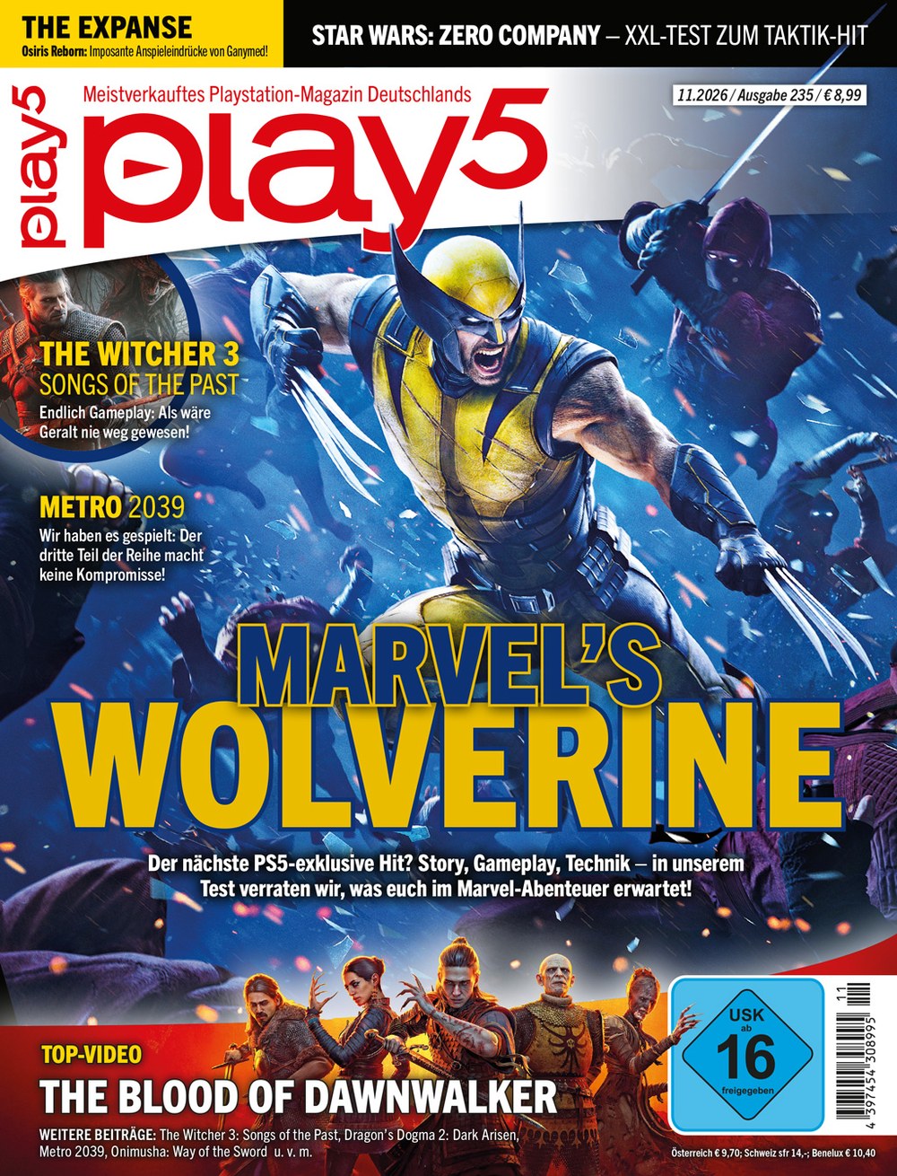 Play5 Magazin Deutschland 2026-11 Wolverine