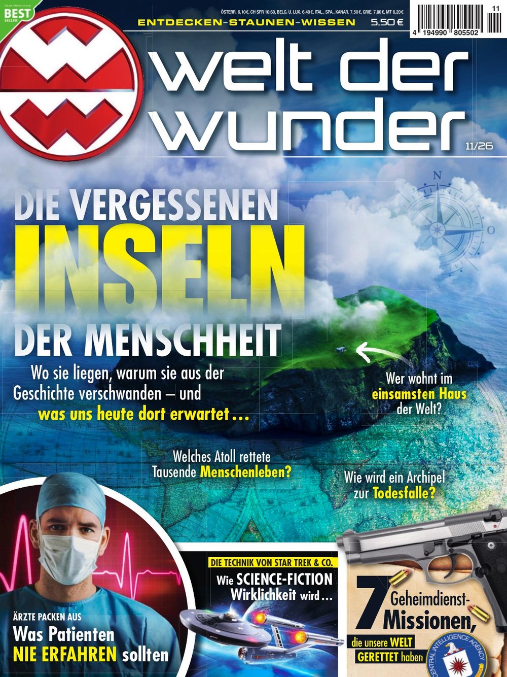 Welt Der Wunder Revista Alemania 2026-11 Edición original