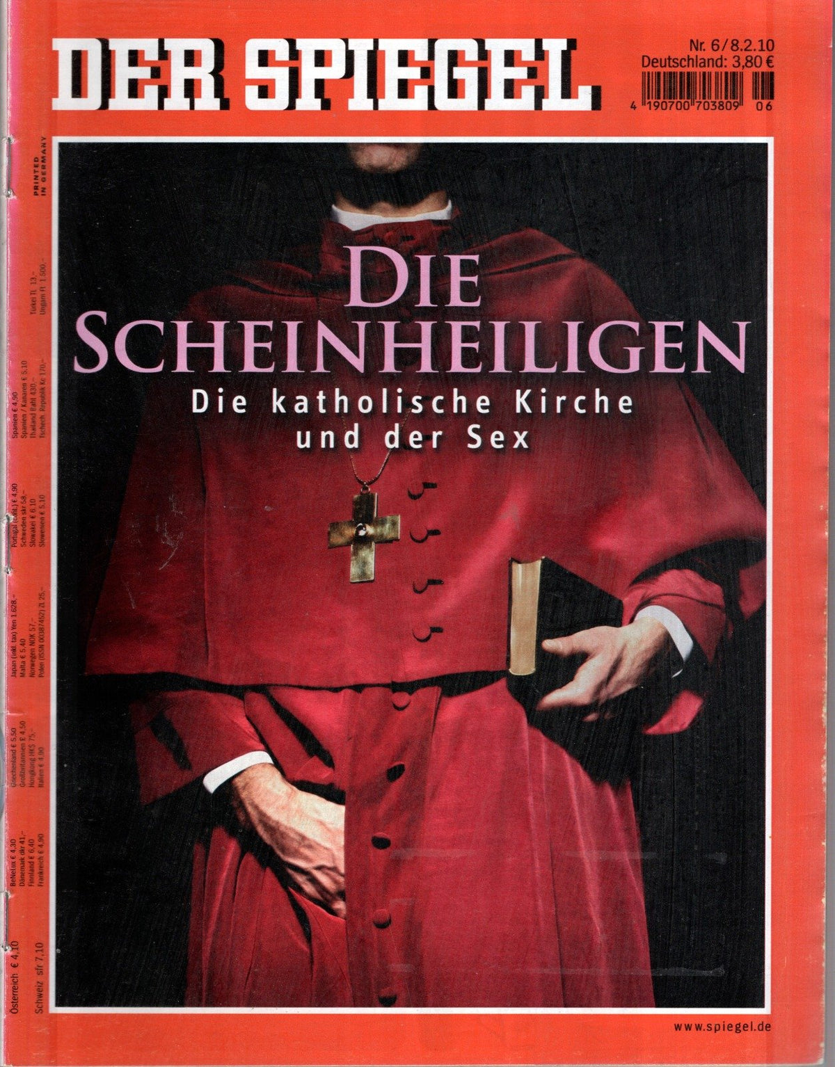 Der Spiegel Tijdschrift Duitsland 2010-06 Originele uitgave