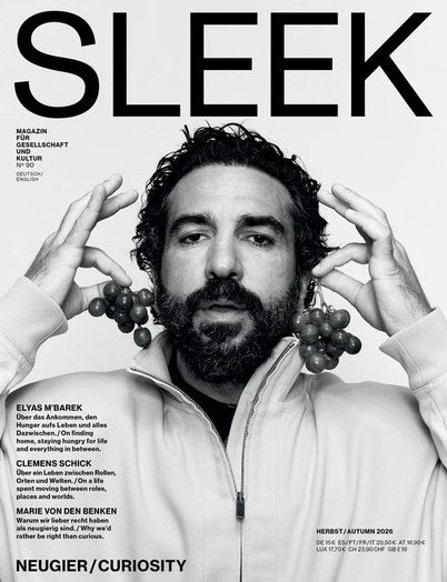 Sleek Revista Alemanha 2026-90 – Elyas M'Barek Clemens Schick Marie Von Den Benken – Edição original