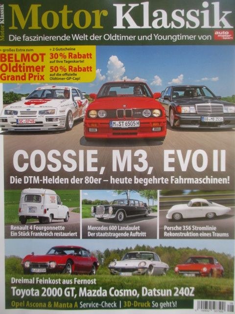 Motor Klassik Tijdschrift Duitsland 2026-08 Originele uitgave